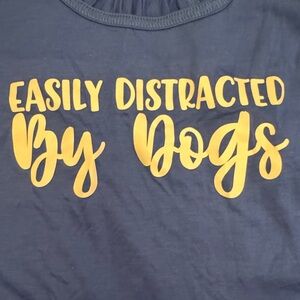 Constantly Varied Gear Blue and Yellow Dog Lover Tank Top
